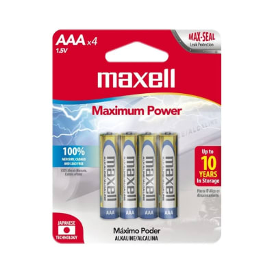 PILAS PACK X 4 AAA MAXELL