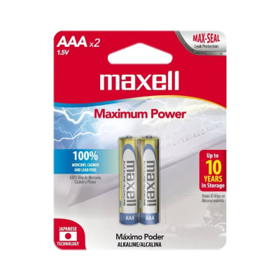PILAS PACK X 2 AAA MAXELL