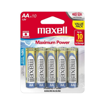 PILAS PACK X 10 AA MAXELL