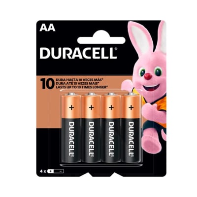 PILAS DURACELL AA X4 UNIDADES DURACELL