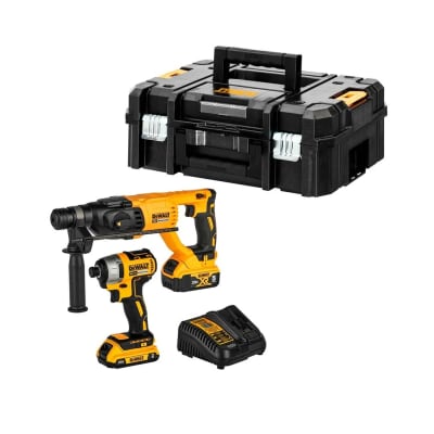 ROTOMARTILLO SDS PLUS 20V + ATORNILLADOR DE IMPACTO 1/4'' 20V DCK260D1P1T DEWALT