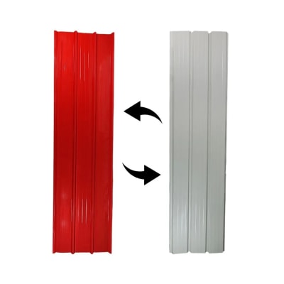 TECHO CALAMINA TR-4 ALUZINC ROJO 0.25MM 360X100CM WERKEN