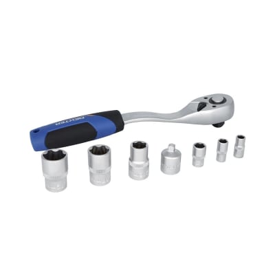 SET DADOS + ADAPTADOR 6 PIEZAS DEXTER