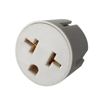 ADAPTADOR UNIVERSAL 10/16A 250V SCHUKO GRIS WONPRO