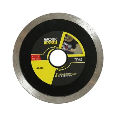 DISCO DE CORTE DIAMANTADO 4.5'' CONTINUO HOME TOOLS