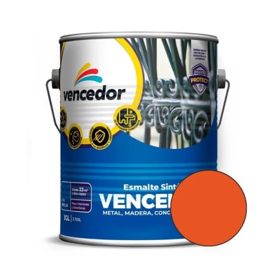 ESMALTE NARANJA 1 GAL. VENCENAMEL