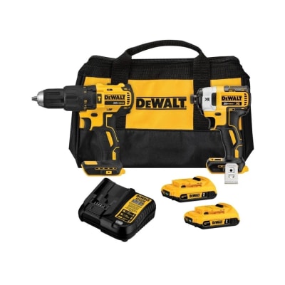 TALADRO PERCUTOR 1/2'' + ATORNILLADOR DE IMPACTO 1/4'' BRUSHLESS DEWALT