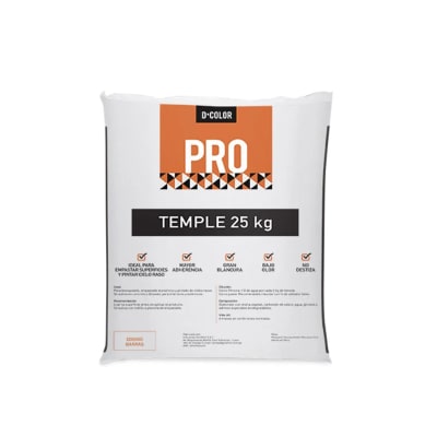 TEMPLE DE COLOR 25 KG PRO