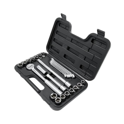 JUEGO DE DADOS Y LLAVES 1/2 MM X25 PIEZAS STANLEY