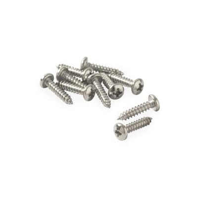 TORNILLO DE CABEZA PAN ACERO INOXIDABLE 6MM X 5/8'' - 10U SM