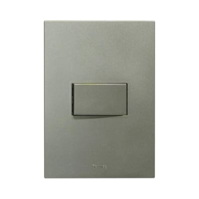 PLACA ARMADA CONMUTADOR SIMPLE MATTE TERRA ORANGE