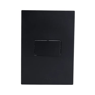 PLACA ARMADA CONMUTADOR SIMPLE MATTE NEGRO ORANGE