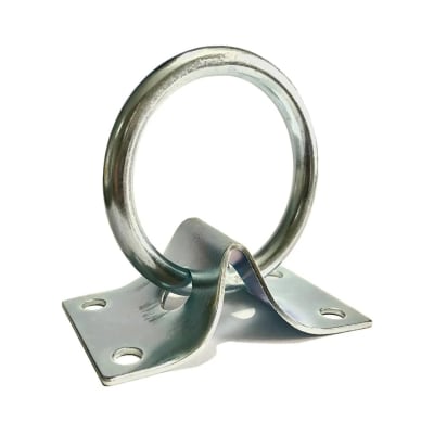 ARGOLLA PLACA ACERO PLATEADO 64MM HALCON