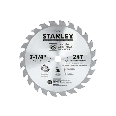 DISCO DE SIERRA CIRCULAR 7 1/4'' X 24D STANLEY