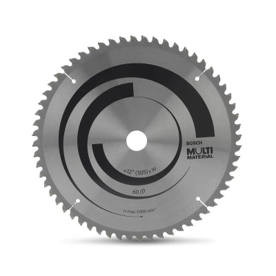 DISCO DE SIERRA MULTIMATERIAL 12'''' 80 DIENTES ACERO BOSCH