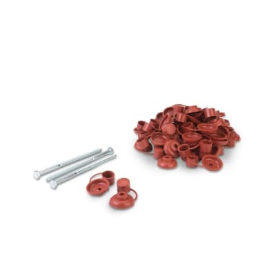 KIT TIRAFON 1/4'' X 5'' + CAPUCHON TEJA 48 UNIDADES SM