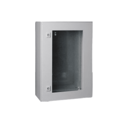 CAJA METALICA CON PUERTA DE PLEXIGLÁS IP66 (HIMEL STP3 415) 300X400X150MM ARAGCU VM