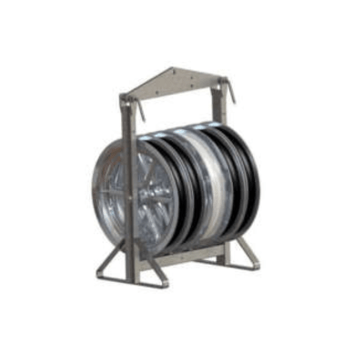 POLEAS PARA TENDIDO DE CUERDAS QUINTUPLE NYLON Ø:97MM MODELO CQP-650 / NY ARAGCU AT