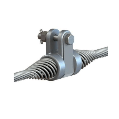 GRAPAS DE SUSPENSION ARMADA PARA CABLE ALUMINIO Ø:10.81-11.24MM MODELO GAS-1/11-AW ARAGCU AT