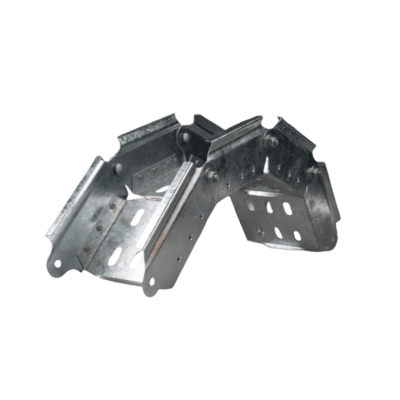 CURVA HORIZONTAL ARTICULADA 90° 100MM GALV. CALIENTE ARAGCU VM