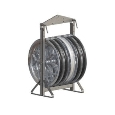 POLEAS PARA TENDIDO DE CUERDAS QUINTUPLE NEOPRENO-NYLON C Ø:98MM MODELO CQP-900 / N ARAGCU AT