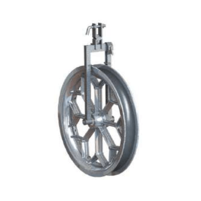 POLEAS PARA TENDIDO DE CUERDA SIMPLE NYLON Ø:98MM MODELO P-900 / NY ARAGCU AT