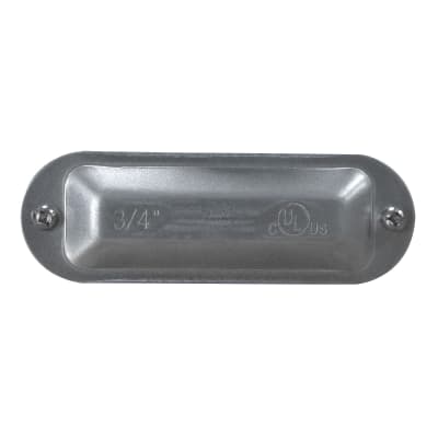 TAPA ABOVEDADO EN ACERO Y EMPAQUETADURA DE NEOPRENO P/CAJA 3/4'' FORM 5 CON UL E254321 JJ