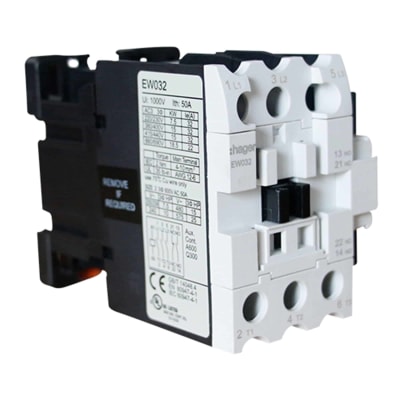 CONTACTOR EW 32A/AC3 1NA+1NC 220V 50/60HZ. HAGER