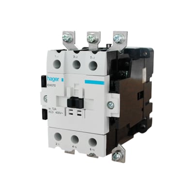 CONTACTOR EW 72A/AC3 1NA+2NC 220V 50/60HZ HAGER