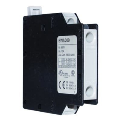 CONTACTO AUXILIAR LATERAL 1NA+1NC PARA CONTACTOR 7A A 40A HAGER