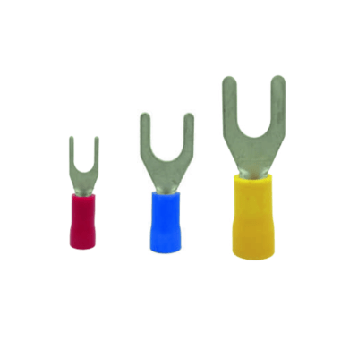 TERMINAL AISLADO TIPO UÑA H: 1/8'' AZUL (CABLE 16-14 AWG) VF2-3YS STARKER