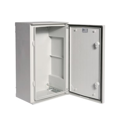 TABLERO P/ADOSAR DE POLIESTER REFORZADO C/FIBRA DE VIDRIO ORION PLUS 500X300X200MM IP66 IK10 HAGER