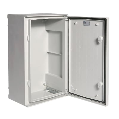 TABLERO P/ADOSAR DE POLIESTER REFORZADO C/FIBRA DE VIDRIO ORION PLUS 650X500X250MM IP66 IK10 HAGER