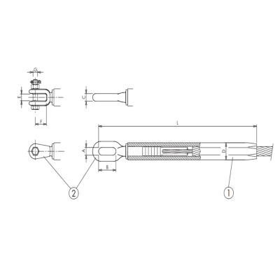 GRAPAS A COMPRENSION HORQUILLA Ø:23.55-8.67MM TIPO CFH-328 SERIE G ARAGCU AT