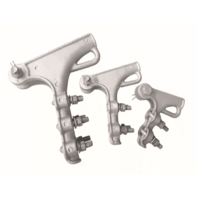 GRAPAS DE ANCLAJE TIPO PISTOLA 2 PERNOS HIERRO MALEABLE MODELO NLT-1U Ø 5.1-11.4MMARAGCU HE
