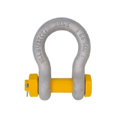 GRILLETE RECTO CON TUERCA Y PASADOR SBD 3/8'' ABLE