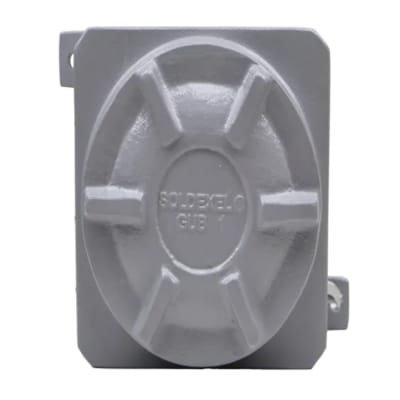 CAJA DE DISTRIBUCION TIPO GUB AL 145X145X120MM NEMA 7 CL1 DIV1&2 SOLDEXEL
