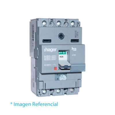 ITM CAJA MOLDEADA REG. H3 X160 3P (100.80-160A) TA/MF 85KA/240V HAGER