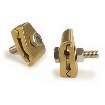 GRAPA P.A.T. PARA CABLES DE COBRE SOBRE ESTRUCTURA Ø:50-70MM GT-70/M12 ARAGCU AS