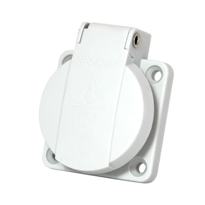 TOMA EMPOTRABLE SCHUKO GRIS 16AMP 2P+T 250V IP54 MENNEKES