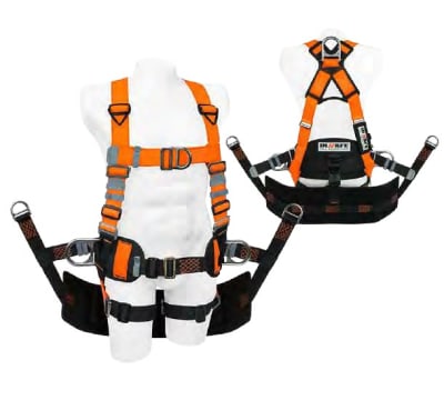 ARNES 4 ARGOLLAS EN H CON SOPORTE LUMBAR Y SILLA DE SUSPENSION IN 8005-15 INSAFE