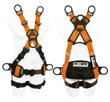 ARNES 6 ARGOLLAS DIELECTRICO ESPACIOS CONFINADOS CON SOPORTE LUMBAR IN 8006-1DL INSAFE