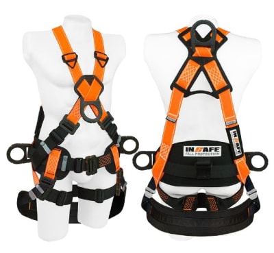 ARNES TIPO X 4 ARGOLLAS DIELEC. EN REATA REFLEC C/SOPORTE LUMBAR ASENTADERA IN 8009-1ML-RX-A INSAFE