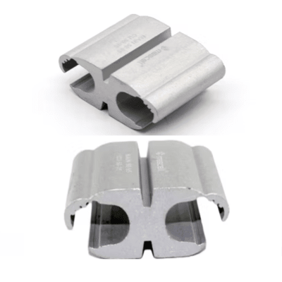 CONECTORES DE ALUMINIO TIPO H MODELO JH-34 ARAGCU HE