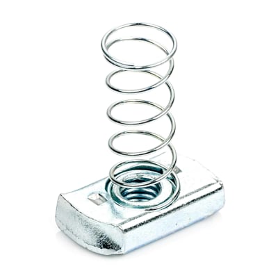 TUERCA DE RESORTE LARGO STRUT ACERO 3/8 NAAVI CONDUIT