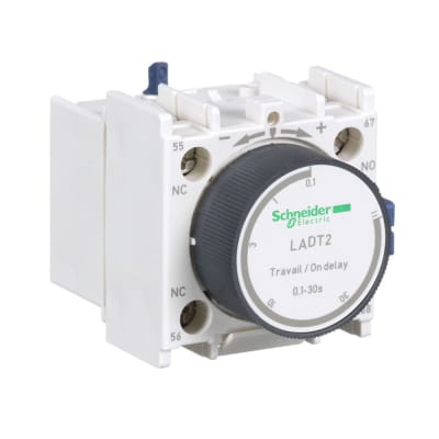 BLOCK TEMPORIZADOR NEUMATICO AL TRABAJO 0.1-30SEG 1NA+1NC LADT2 SCHNEIDER ELECTRIC
