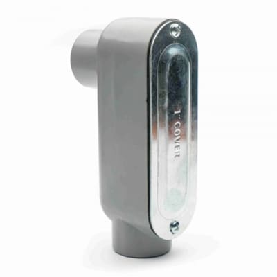 CAJA CONDULET TIPO LB 1'' FORM 35 DE ALUMINIO C/TAPA Y EMPAQUETADURA NAAVI CONDUIT
