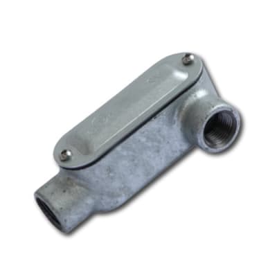 CAJA CONDULET TIPO LL 3/4'' FORM 5 HIERRO MALEABLE GALV EN CALIENTE C/TAPA C/EMP CON UL E254321 JJ