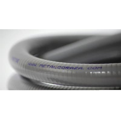 TUBERIA CONDUIT FLEXIBLE CON FORRO DE PVC LIQUIDTIGHT 4'' (ROLLO: 25 MTS) MODELO: LQ METAL CORAZA