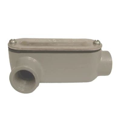 CAJA CONDULET TIPO LR C/TYE ALUMINIO 1-1/2'' NEMA 4 UL SCI